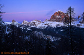 Aurora sulla Tofana di Rozes
